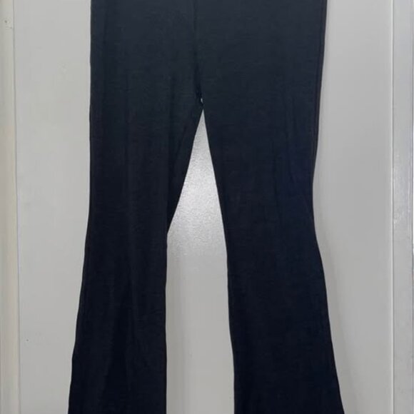 NY&C Charcoal Gray Leggings, Large - Picture 2 of 8